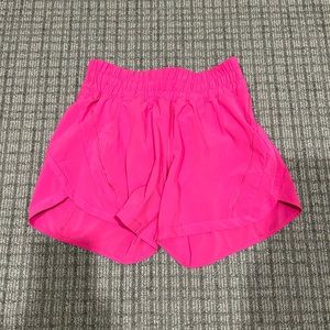 Hot pink Lululemon shorts